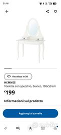 toeletta Ikea come nuova solo piccolo difetto