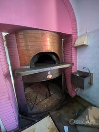 Forno a legna professionale pizza