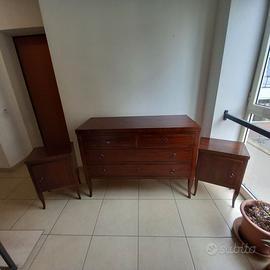 Cassettone vintage + due comodini