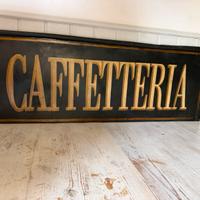 Insegna in ferro “Caffetteria”