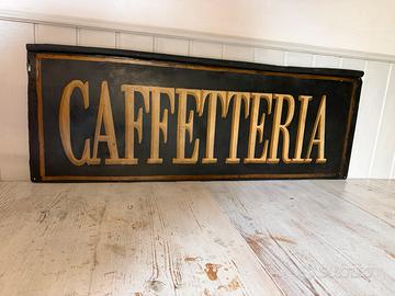 Insegna in ferro “Caffetteria”