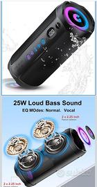 Altoparlante cassa bluetooth portatile