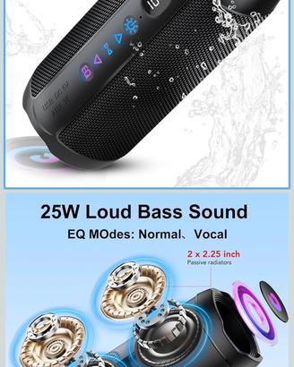 Altoparlante cassa bluetooth portatile