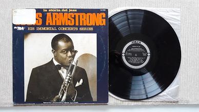 LP - Louis Armstrong - His Immortal Concerts