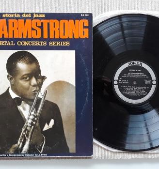 LP - Louis Armstrong - His Immortal Concerts
