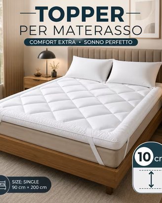 Topper Materasso Trapuntato,Qualità Hotel di Lusso