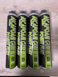 4 bombolette schiuma poliuretanica 750mo