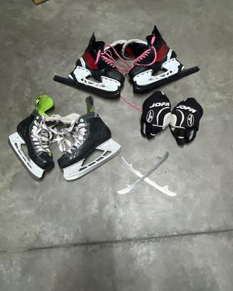Lotto attrezzatura hockey su ghiaccio