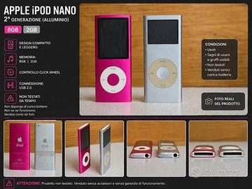 2 Apple iPod Nano 2ª Generazione