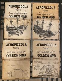 AEROPICCOLA DISEGNI DA COSTRUZIONE GOLDEN HIND