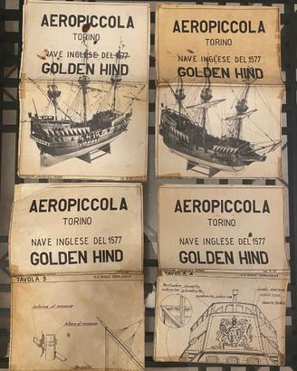 AEROPICCOLA DISEGNI DA COSTRUZIONE GOLDEN HIND