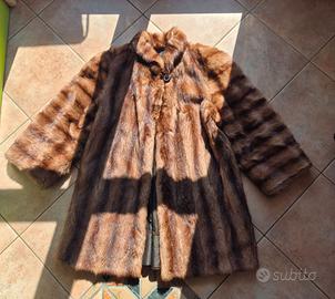 Pelliccia Vintage Lunga Oversize Tg. 44