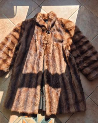 Pelliccia Vintage Lunga Oversize Tg. 44