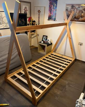 Letto per cameretta a Forma di Capanna