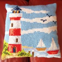 Cuscino punto croce Vervaco
