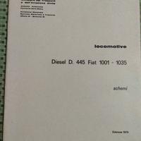 Libro locomotive Diesel D445 Ferrovie dello Stato 