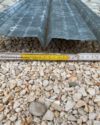 Lamiere grecate zincate 30cm