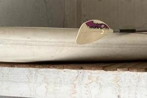 Canoa in vetro resina