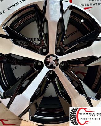 4 CERCHI IN LEGA ORIGINALI RAGGIO 18 PEUGEOT 3008