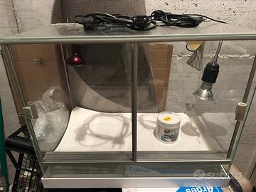 Terrario teca rettilario