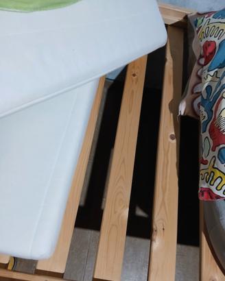 letto struttura in legno singolo