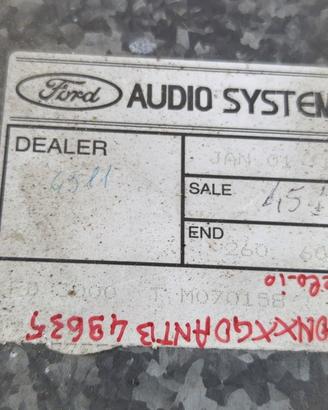 96FP-18K876-FC AUTORADIO FORD ESCORT VAN 1.8 D 51K