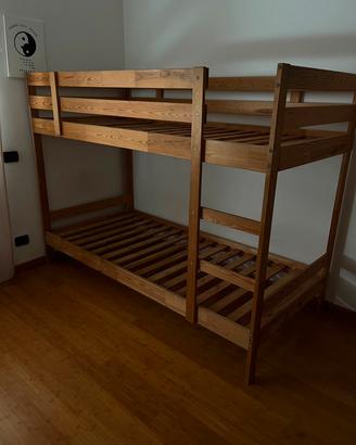 letto a castello in legno mod. MYDAL Ikea