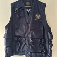 Gilet tattico multitasche vintage dell'aeronautica