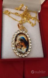 Collana placcata ORO18k GOLDFILLED con pendente 