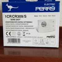 Cronotermostato Perry 1CR CR309/S, settimanale.