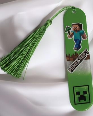 Segnalibro tema minecraft