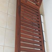 Lettino in legno da giardino