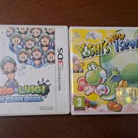 lotto 2 giochi Nintendo ds -3ds mario, Luigi yoshi