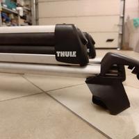 porta sci e relative barre Thule per Bmw x5