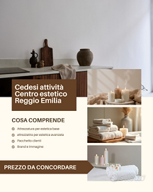 Attività di centro estetico Reggio Emilia