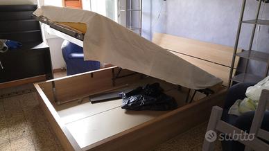 letto matrimoniale con contenitore 
