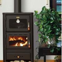 Stufa a legna con forno