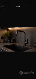 Miscelatore cucina Franke nero doccetta estraibile