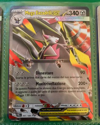 Carta Pokémon Mega Excadrill ex PBL IT 065/084
