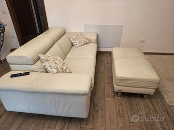 DIVANO PELLE POLTRONE SOFA'