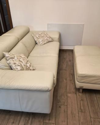 DIVANO PELLE POLTRONE SOFA'