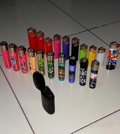 Collezione accendini Clipper e Bic
