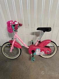 Bicicletta bambina B’Twin 16 pollici rosa