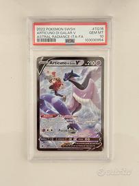 Carta Pokemon 2022 Articuno di Galar V PSA 10