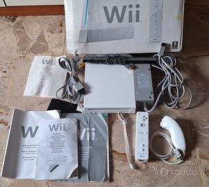 nintendo wii completa con scatola e gioco