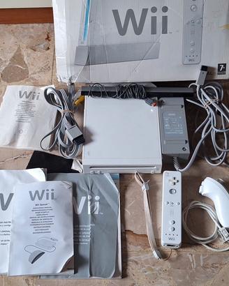 nintendo wii completa con scatola e gioco