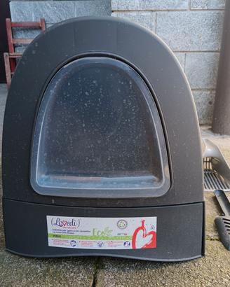 toilette per gatti con cassetto estraibile 
