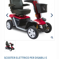 Scooter elettrico per disabili e anziani