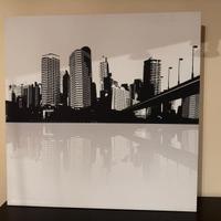 Quadro total look stampa su tela