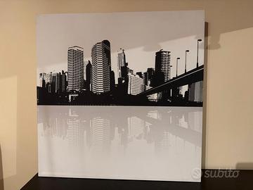 Quadro total look stampa su tela